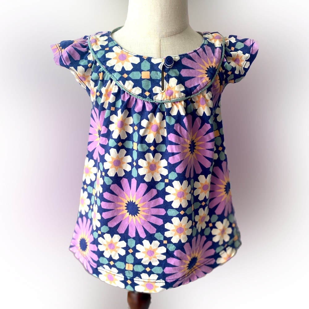 Tea Collection Fes Tile Flutter Tunic
